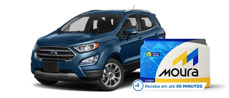 Ecosport com bateria Moura