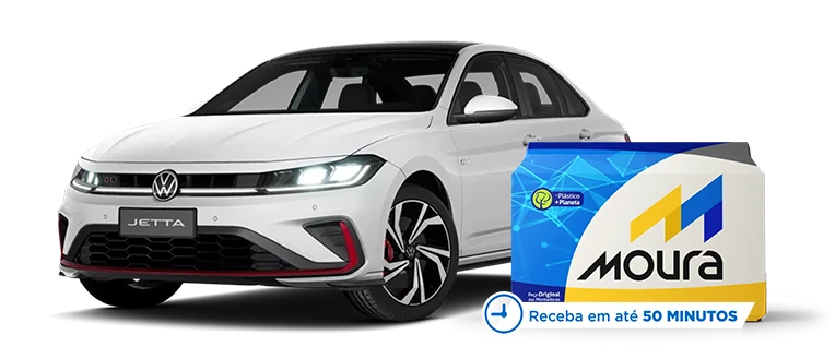 Volkswagen Jetta com bateria Moura