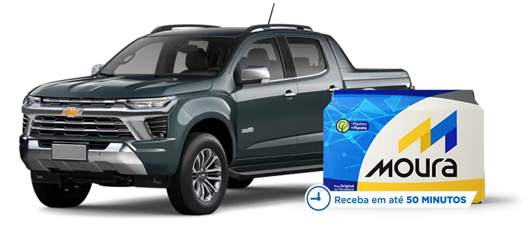 Chevrolet S10 com bateria Moura