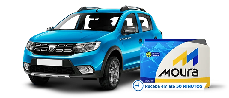 Renault Stepway com bateria Moura