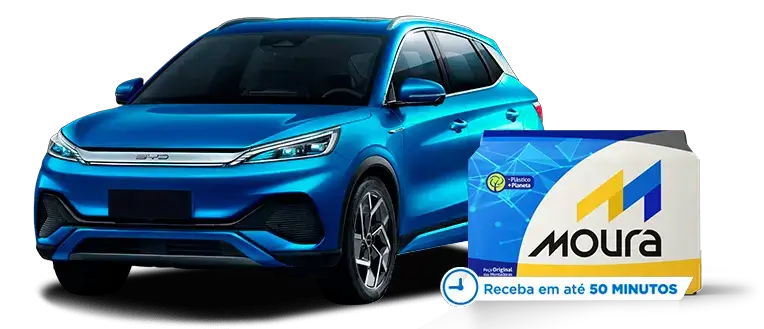 BYD Yuan Plus com bateria Moura