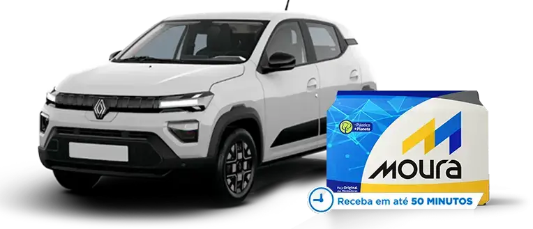Renault Kwid E-Tech com bateria Moura