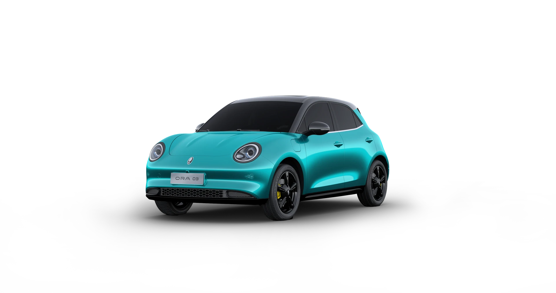 Carro GWM Ora 03 azul esverdeado
