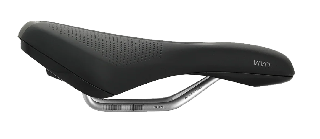 Selim preto Selle Royal VIVO da e-bike Ella Comfort da Moura.