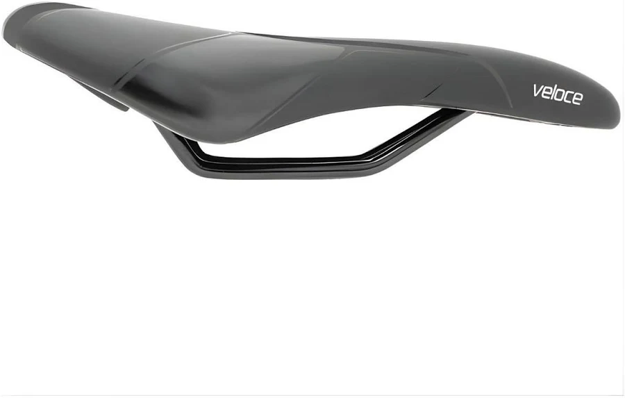 Selim preto importado Selle Royal Veloce da e-bike Ella Explorer da Moura.