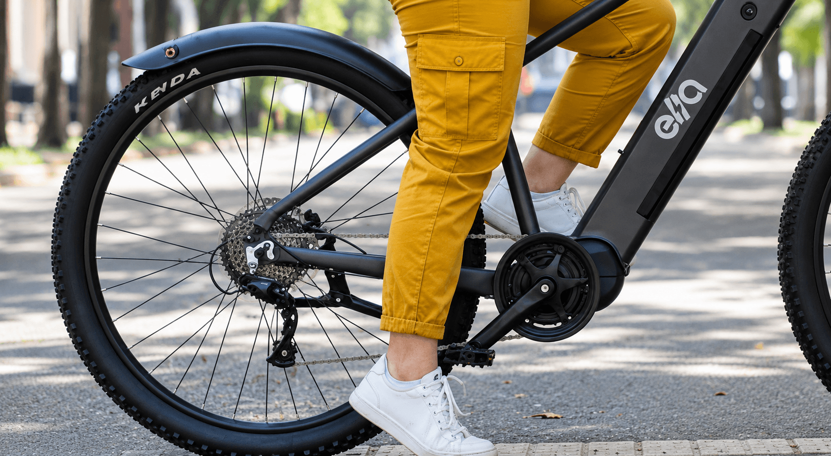 Para-lama para bicicleta elétrica Ella Explorer como acessório