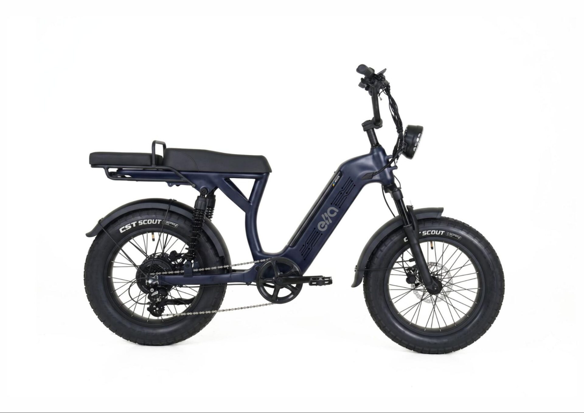 E-bike Ride, a bicicleta elétrica da Moura, em fundo branco.